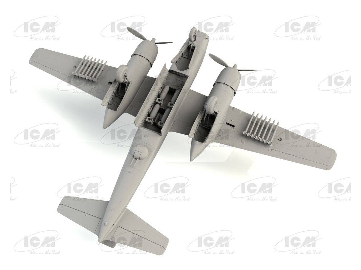 ICM 1/48 B-26C-50 Invader, Korean War American Bomber | 4823044406302
