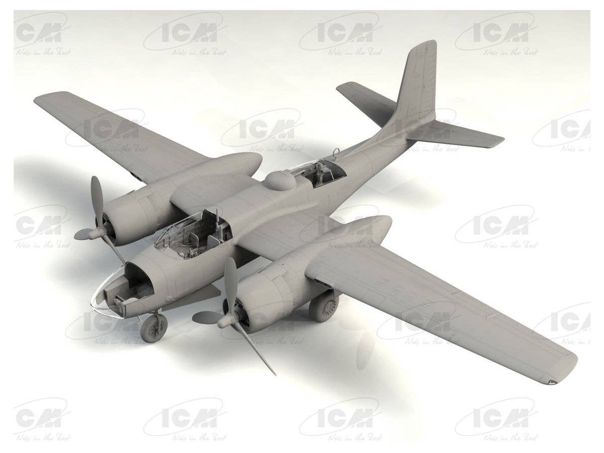 ICM 1/48 A-26C-15 Invader with pilots and ground personnel | 4823044408603