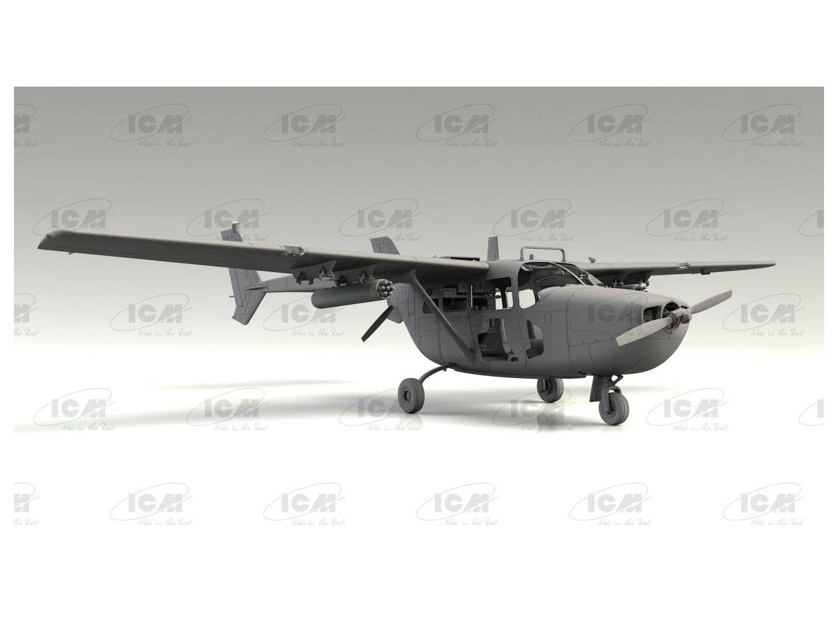 ICM 1/48 Cessna O-2A Skymaster, American Reconnaissance Aircraft, New Molds | 4823044406326