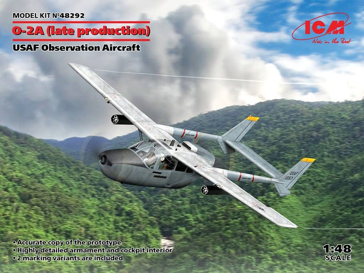 ICM 1/48 O-2A Late Production USAF Observation Aircraft | 4823044407606