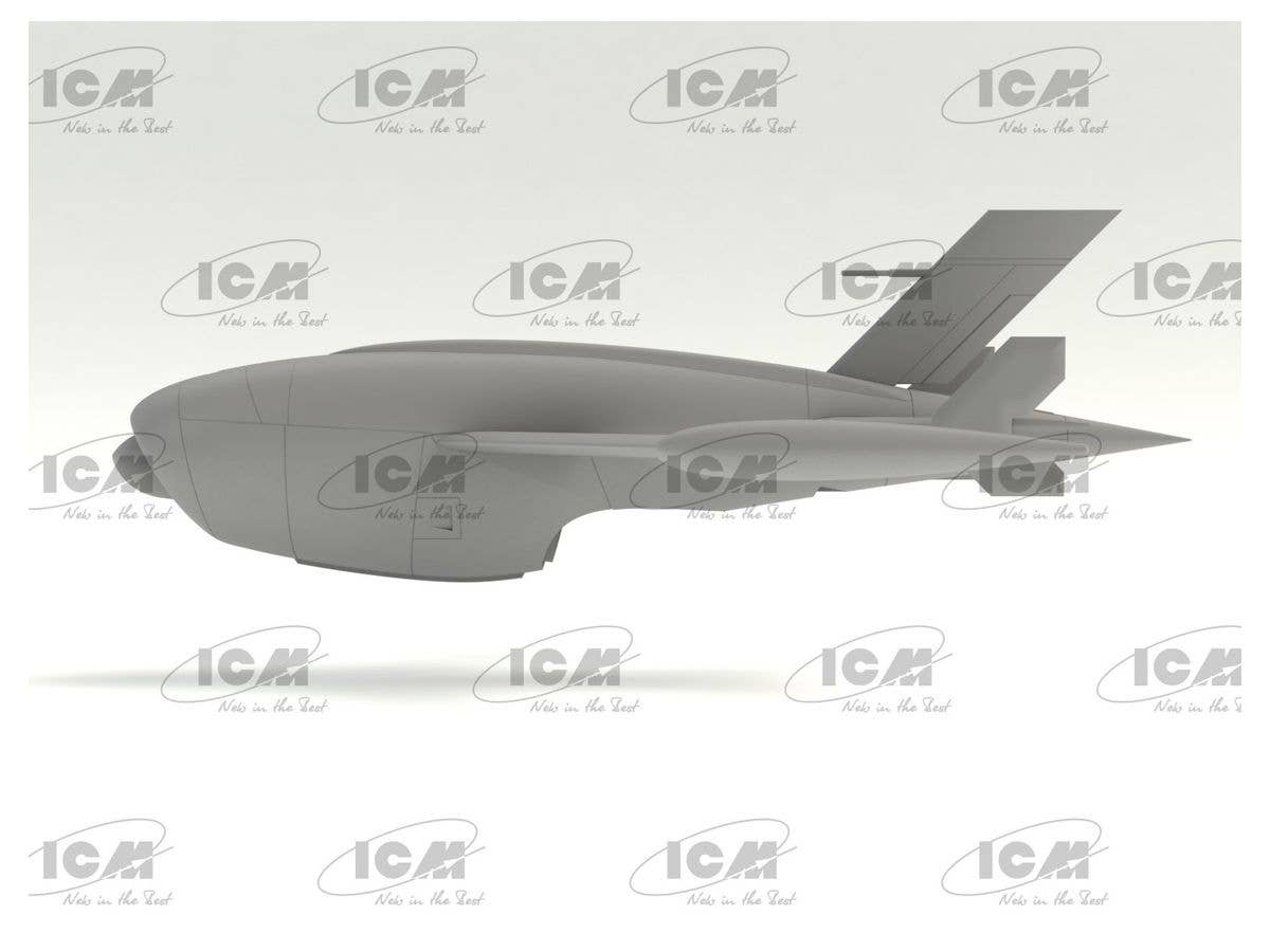 ICM 1/48 Q-2A (KDA-1) Firebee with trailer (1 airplane and trailer) | 4823044407644
