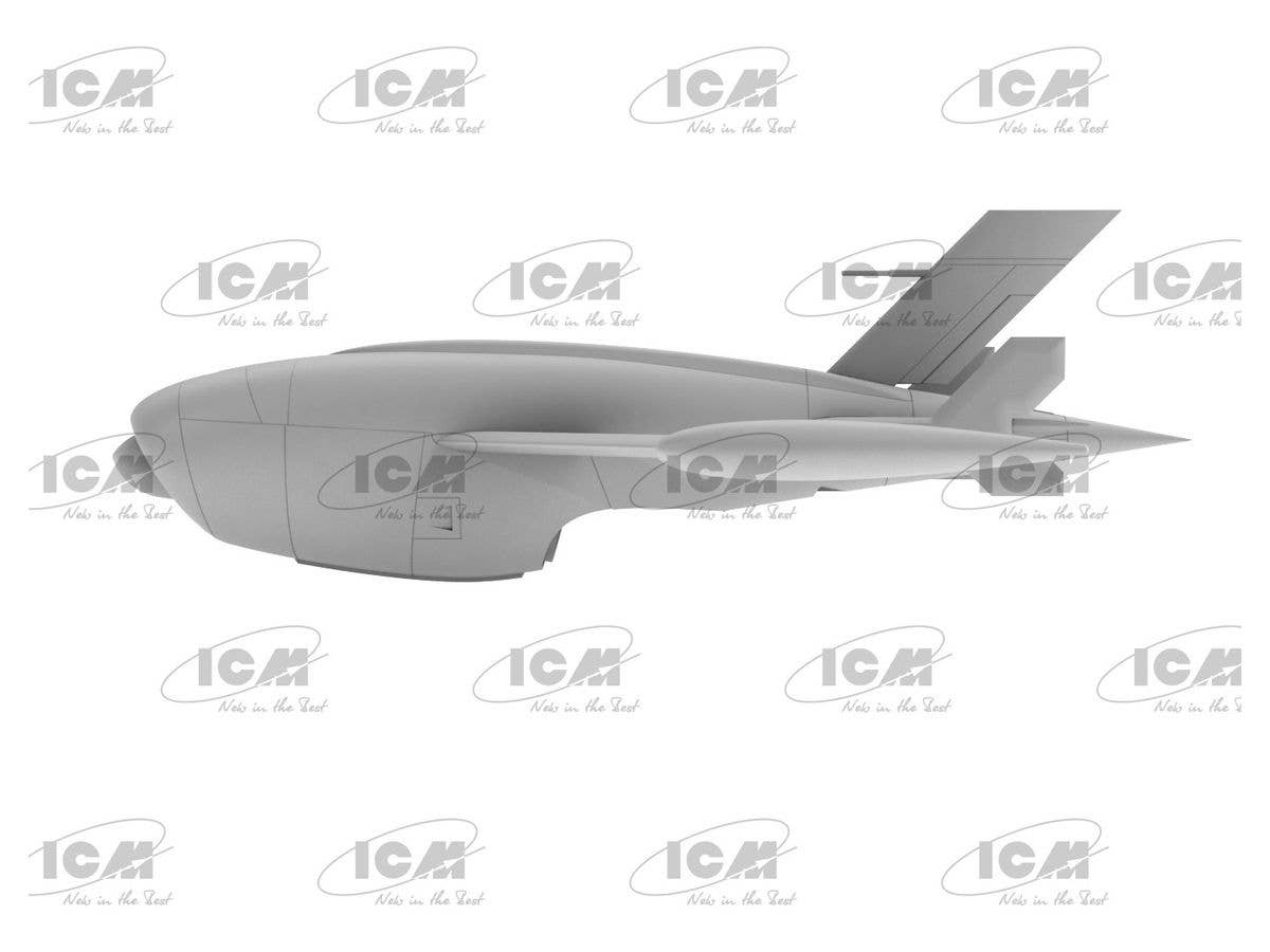 ICM 1/48 Q-2A (KDA-1) Firebee, US Drone (2 Airplanes and Pilons) | 4823044407668
