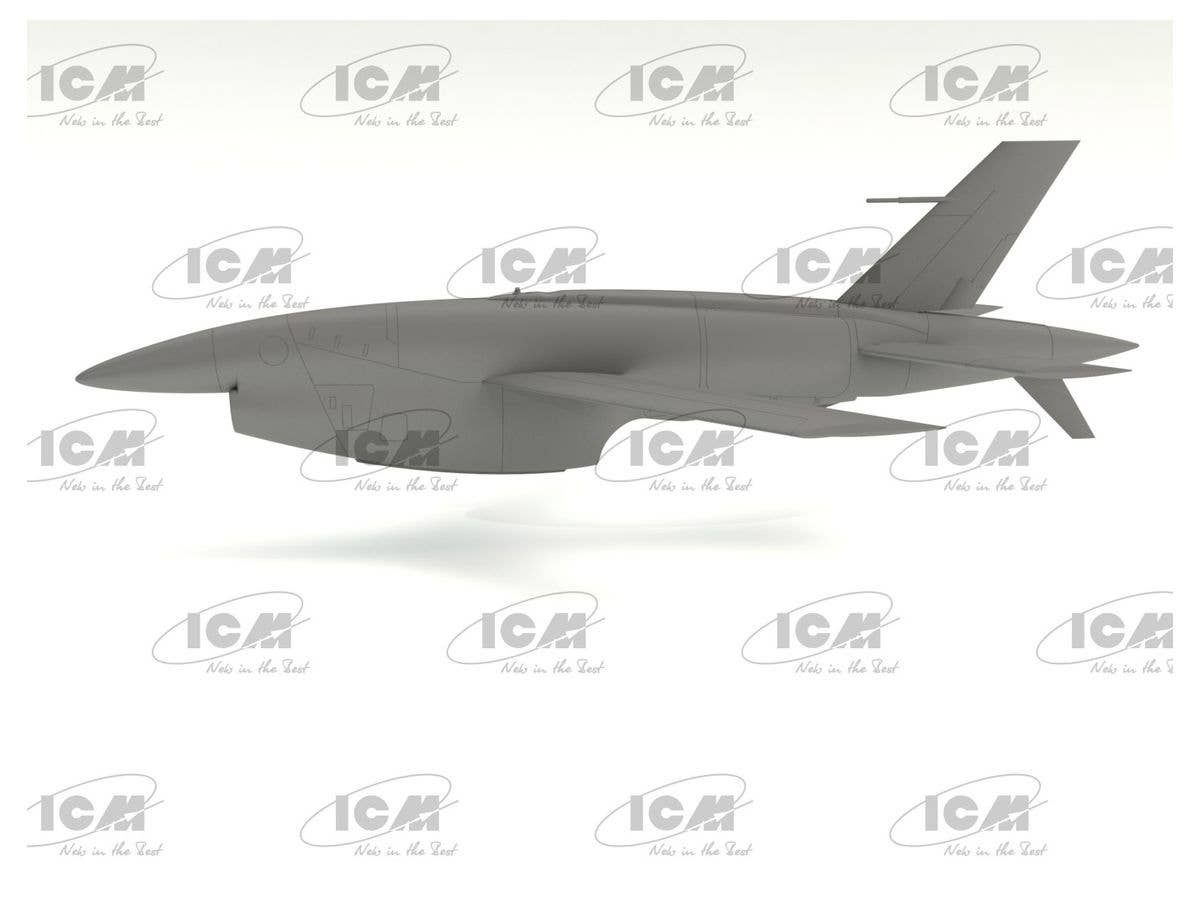 ICM 1/48 Q-2C (BQM-34A) Firebee, US Drone (2 airplanes and pilons) (100% new molds) | 4823044407675