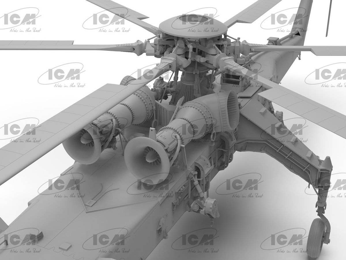 ICM 1/35 Sikorsky CH-54A Tarhe, US Heavy Helicopter (100% new molds), Aircraft | 4823044408764