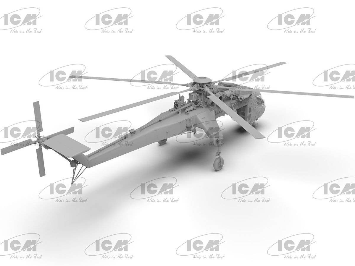 ICM 1/35 Sikorsky CH-54A Tarhe, US Heavy Helicopter (100% new molds), Aircraft | 4823044408764