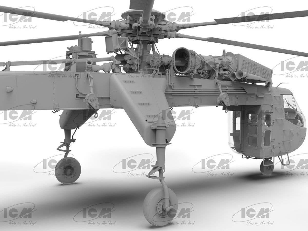 ICM 1/35 Sikorsky CH-54A Tarhe, US Heavy Helicopter (100% new molds), Aircraft | 4823044408764