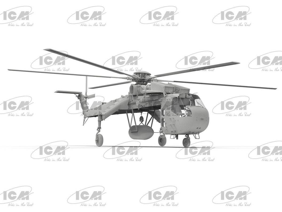 ICM 1/35 Sikorsky CH-54A Tarhe with BLU-82/B 'Daisy Cutter' bomb, Aircraft | 4823044408771