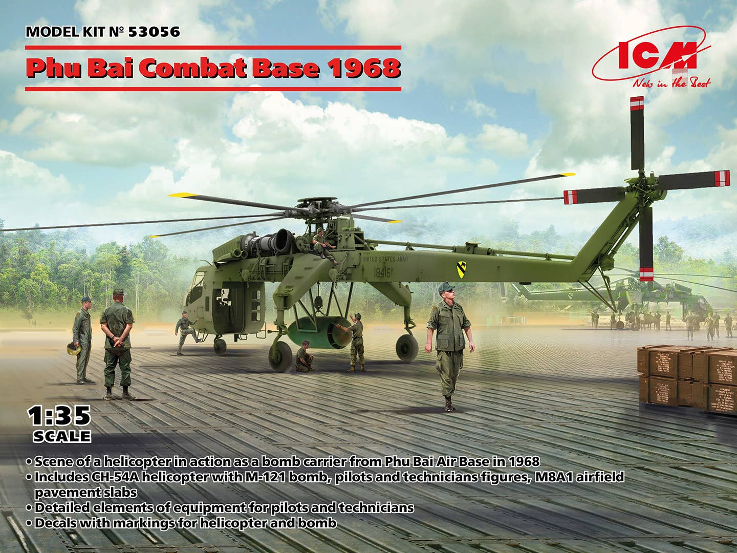 ICM 1/35 Phu Bai Combat Base 1968 | 4823044410392