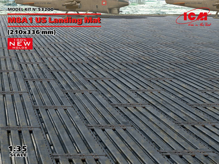 ICM 1/35 M8A1 US Landing Mat (210х336 mm) (100% new molds) | 4823044410415