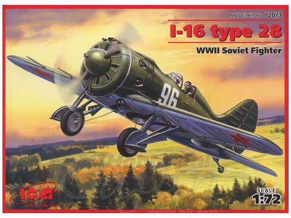 ICM I-16 type 28, WWII Soviet Fighter | 4823044400386