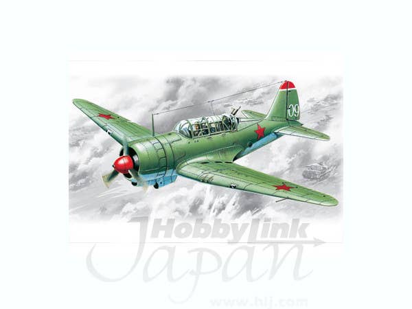 ICM 1/72  Su-2, WWII Soviet Light Bomber - UPC 4823044400072 | 4823044400072