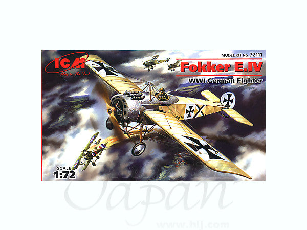 ICM 1/72 Fokker E.IV, WWI German Fighter | 4823044400102