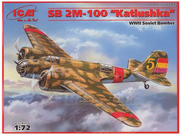 ICM 1/72  SB 2M-100 'Katiushka', Spanish Air Force Bomber | 4823044401611