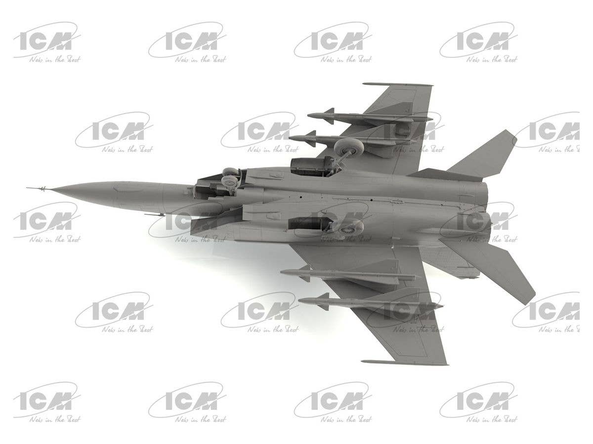 ICM 1/72 MiG-25PD - Soviet Interceptor Fighter | 4823044407569