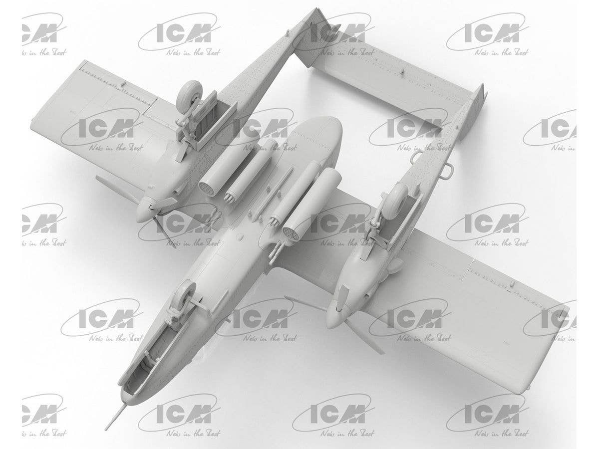 ICM 1/72 OV-10А Bronco, US Attack Aircraft (100% new molds), Aircraft | 4823044409341