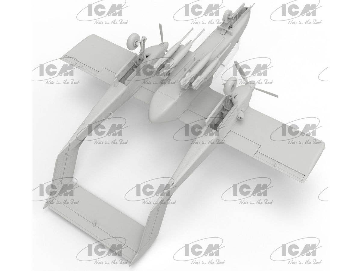 ICM 1/72 OV-10А Bronco, US Attack Aircraft (100% new molds), Aircraft | 4823044409341