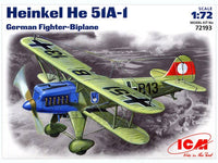 ICM 1/72  Heinkel He 51A-1, German Biplane Fighter | 4823044401918