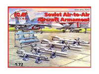ICM 1/72  Soviet Air-to-Air Aircraft Armament (R-27ER, R-27ET,  R-73, R-77 missiles) | 4823044400928