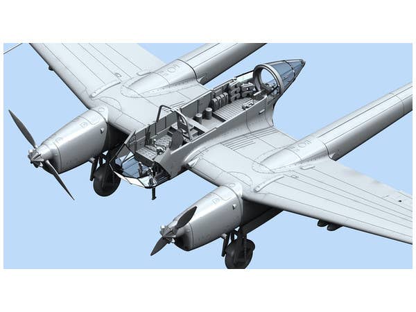 ICM 1/72 FW 189A-1, WWII German Reconnaissance Plane | 4823044404261