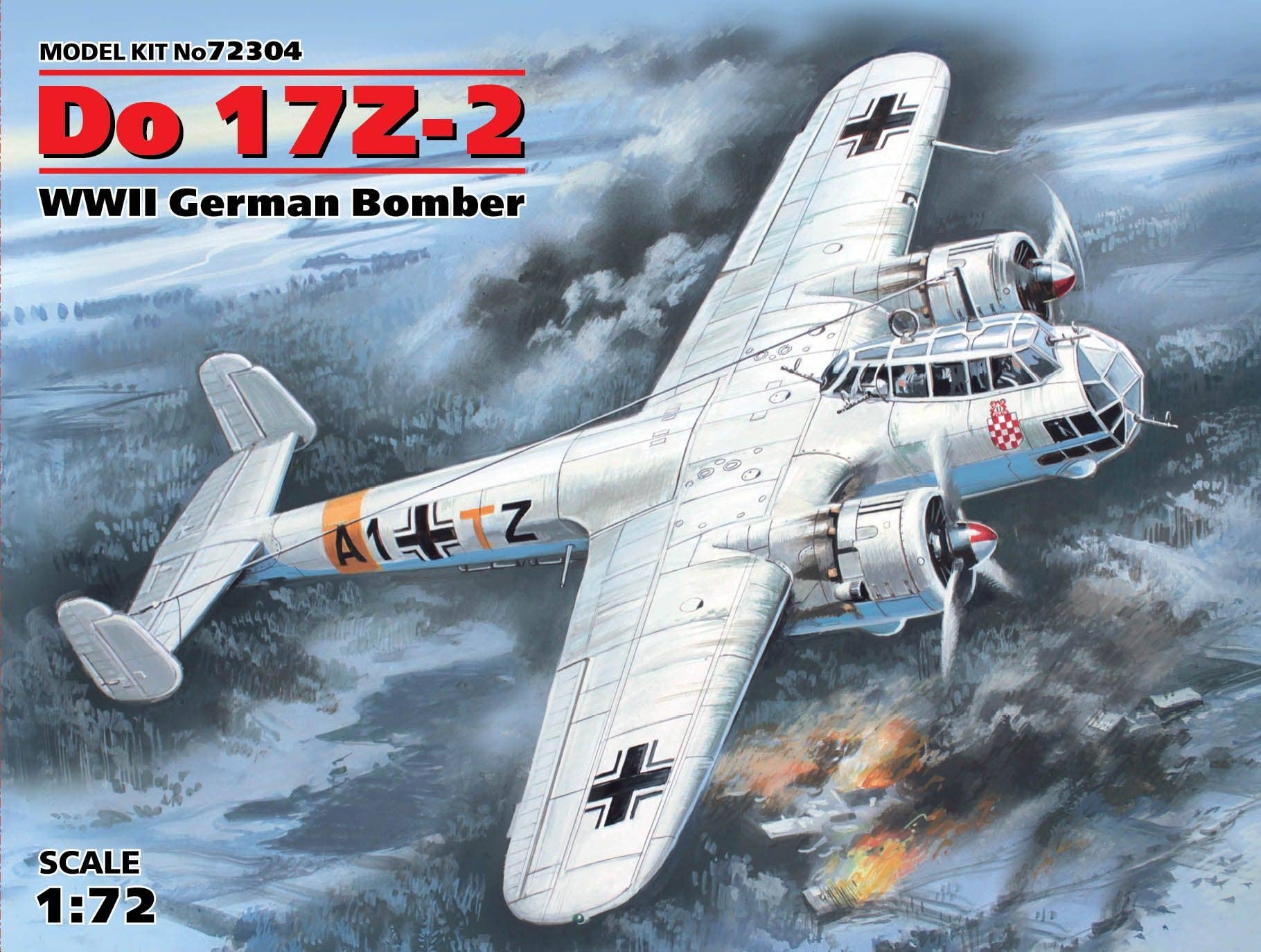 ICM 1/72  Do 17Z-2, WWII German Bomber | 4823044404285