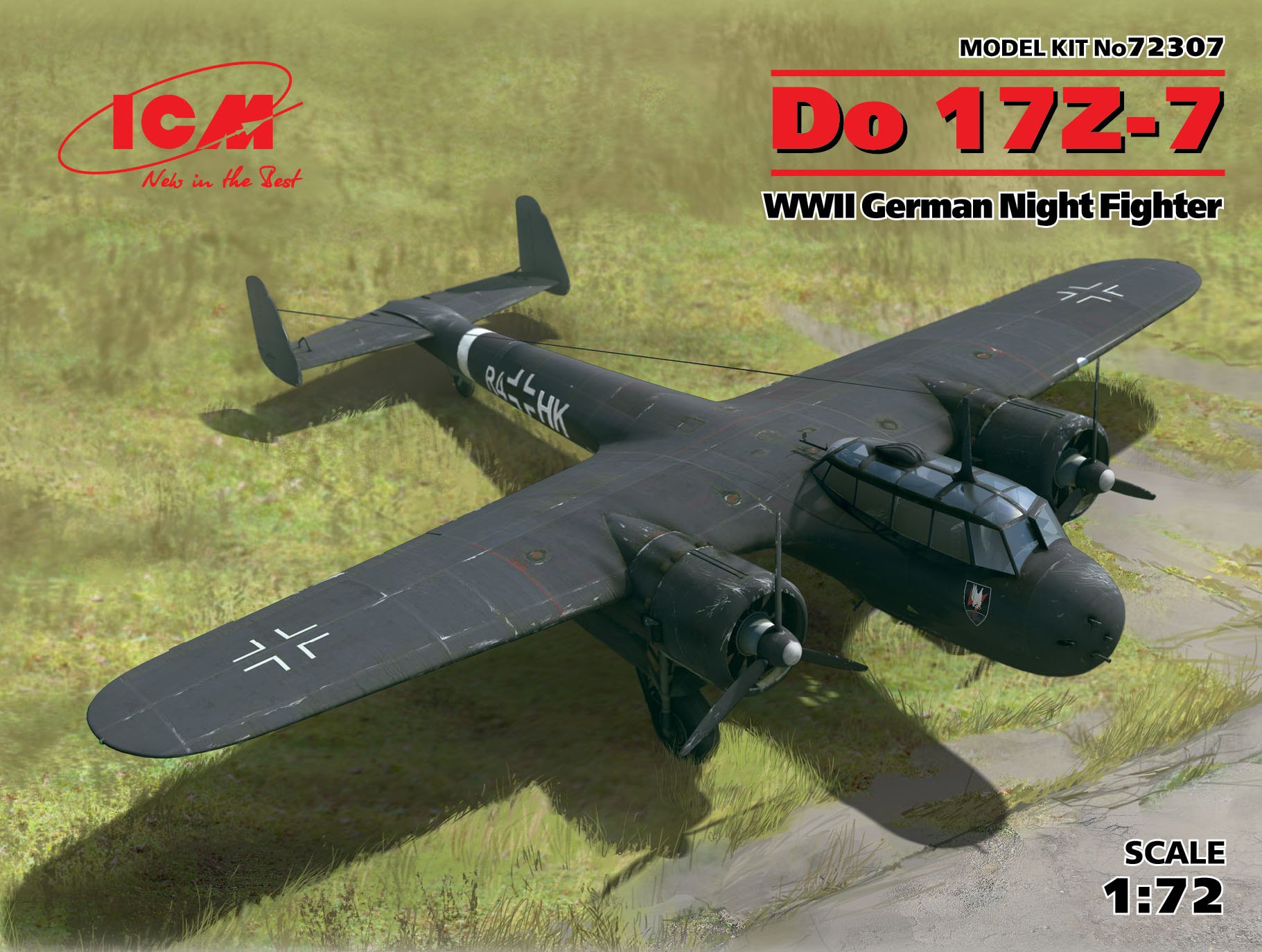 ICM 1/72 Do 17Z-7, WWII German Night Fighter | 4823044404834