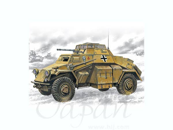 ICM 1/72 Sd.Kfz.222, German Light Armoured Vehicle | 4823044401734