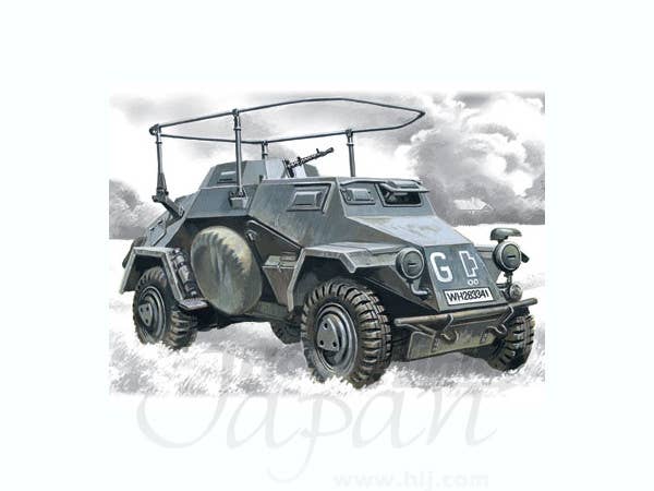 ICM 1/72 Sd.Kfz.223, German Radio Communication Vehicle | 4823044401680