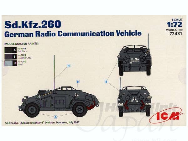 ICM Sd.Kfz.260, German Radio Communication Vehicle | 4823044401697
