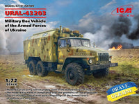 ICM 1/72 URAL-43203, Military Box Vehicle of the Armed Forces of Ukraine | 4823044409419
