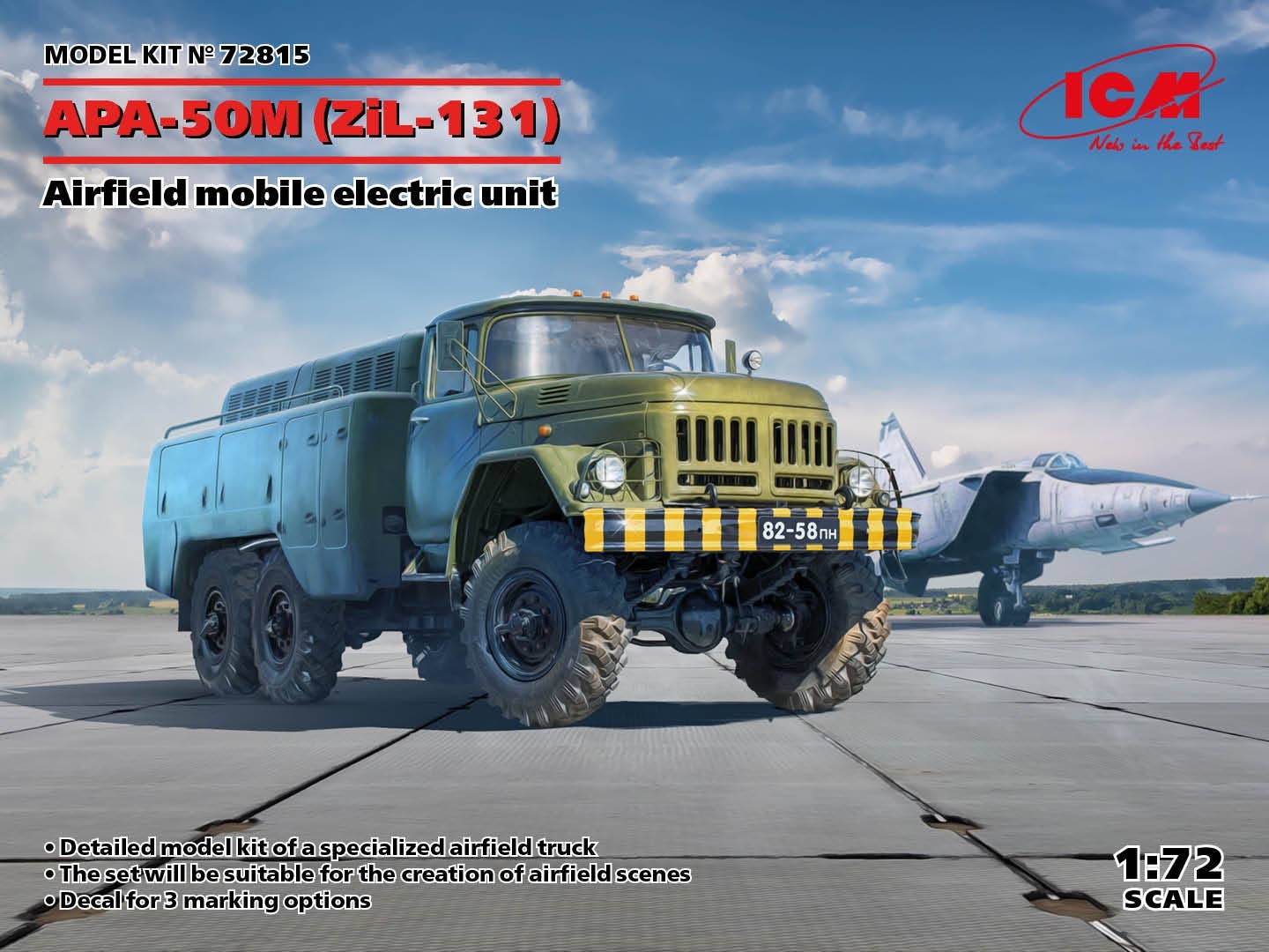 ICM 1/72 APA-50M (ZiL-131), Airfield mobile electric unit | 4823044408559
