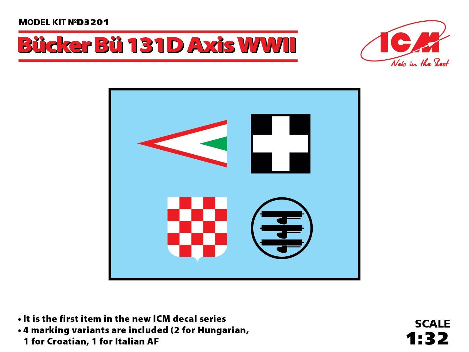 ICM 1/32 Bcker B 131D Axis WWII | 4823044405466