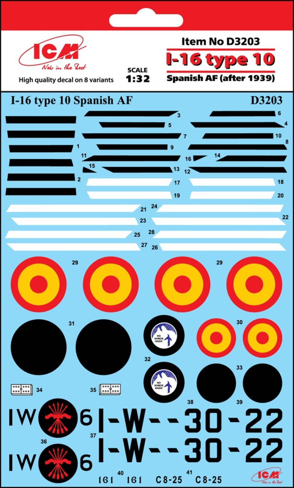 ICM I-16 type 10 Spanish AF (after 1939) | 4823044405480