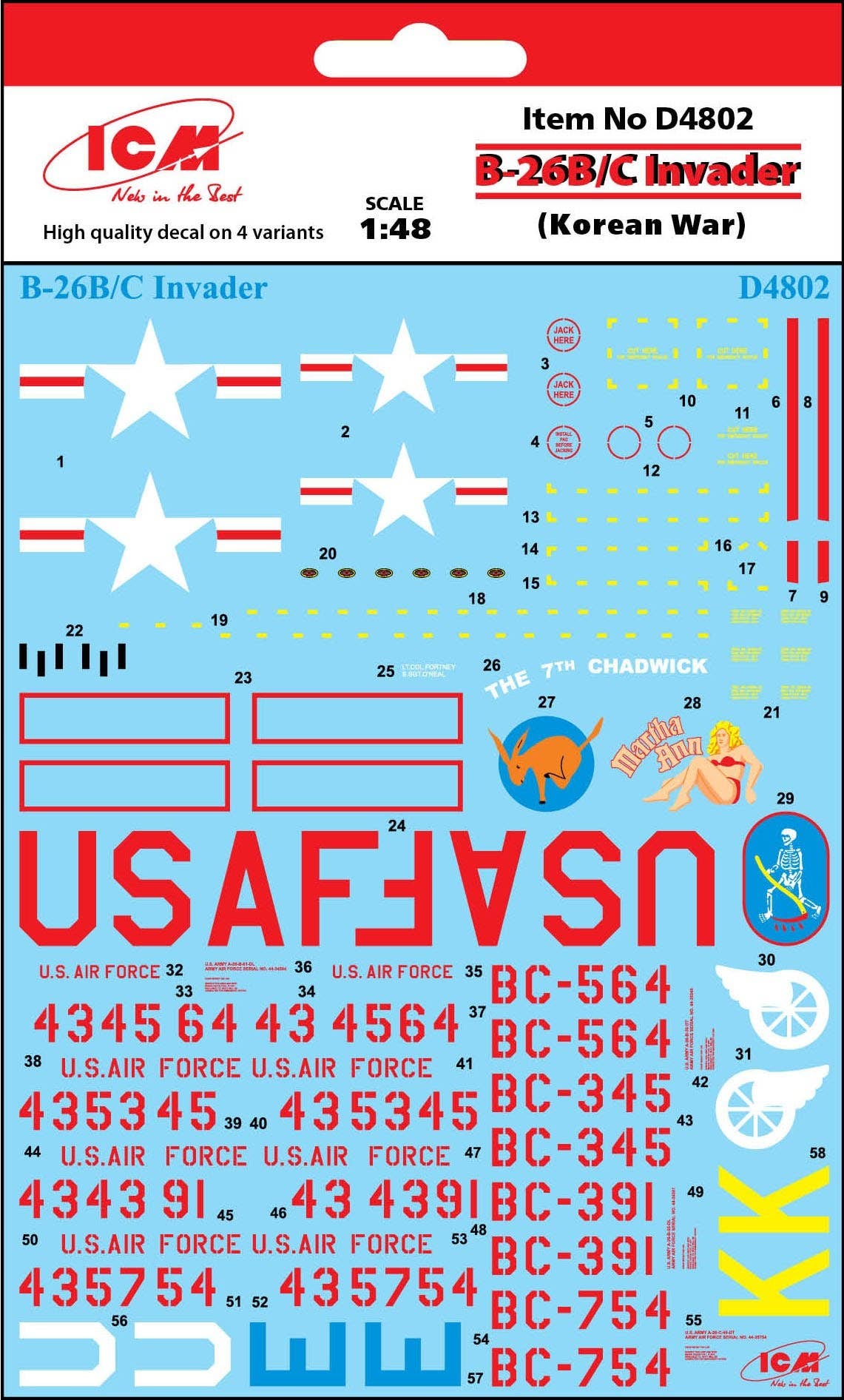 ICM B-26B/C Invader (Korean War) | 4823044405459