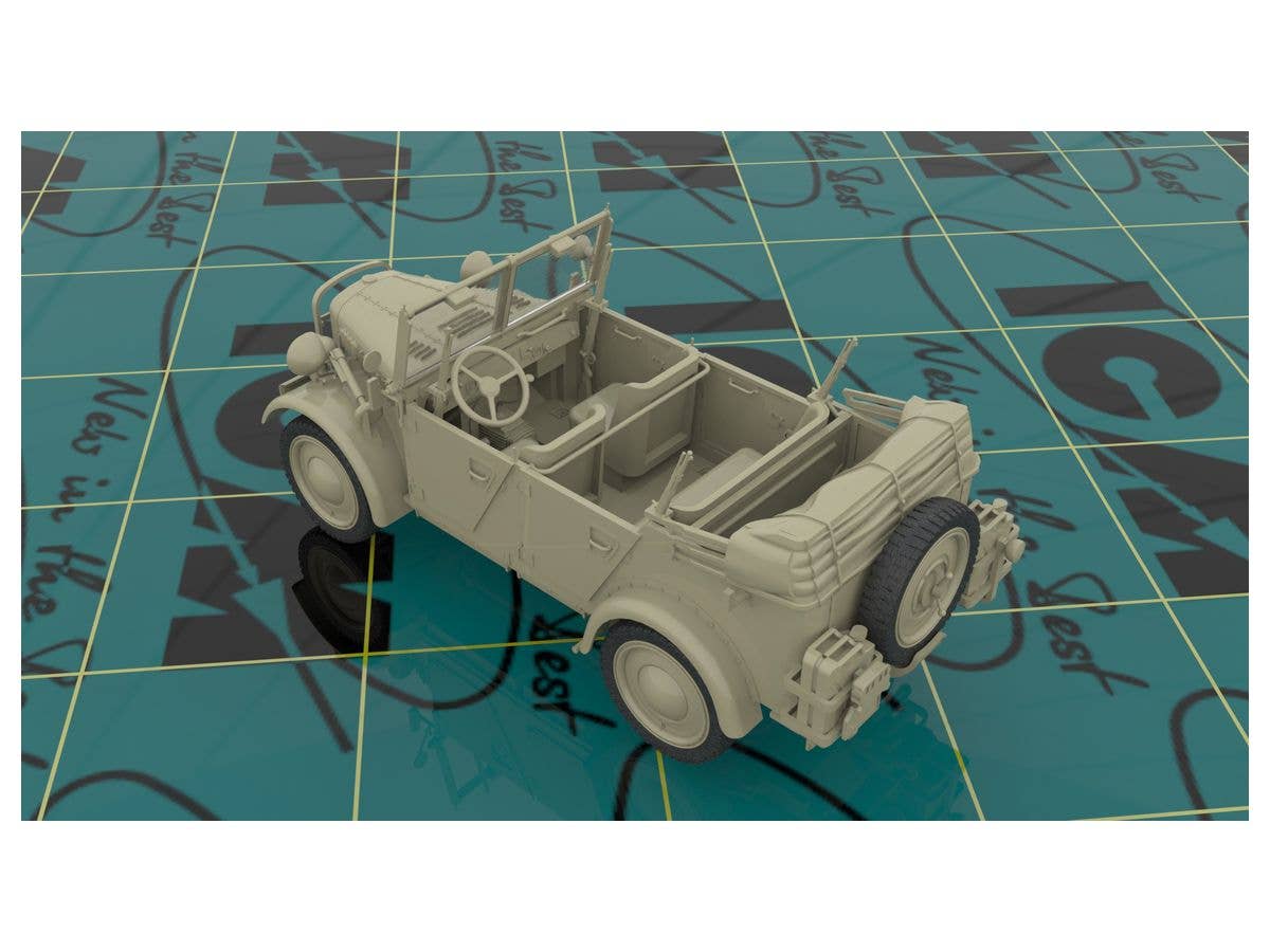 ICM 1/35 Army Group 'Center' (Summer 1941)   (Kfz.1, Typ L3000S, German Infantry (4 figures), German Drivers (4 figures)) | 4823044405404