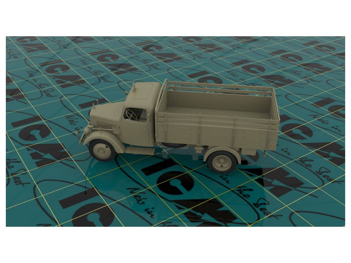 ICM 1/35 Army Group 'Center' (Summer 1941)   (Kfz.1, Typ L3000S, German Infantry (4 figures), German Drivers (4 figures)) | 4823044405404