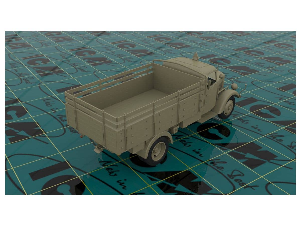 ICM 1/35 Army Group 'Center' (Summer 1941)   (Kfz.1, Typ L3000S, German Infantry (4 figures), German Drivers (4 figures)) | 4823044405404