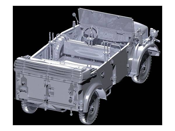 ICM Wehrmacht Off-road Cars   (Kfz.1, Horch 108 Typ 40, L1500A) | 4823044405411