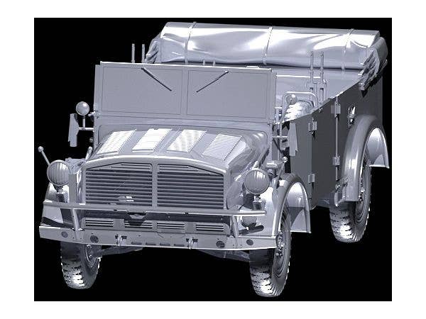 ICM Wehrmacht Off-road Cars   (Kfz.1, Horch 108 Typ 40, L1500A) | 4823044405411