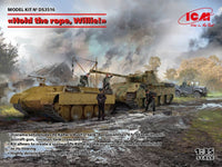 ICM 1/35 ''Hold the rope, Willie' (Pz.Kpfw.V Panther Ausf.D, Bergepanther , le.gl.Einheitz-Pkw Kfz.4, German Drivers (1939-1945) and German Tank Riders (1942-1945)) | 4823044408948