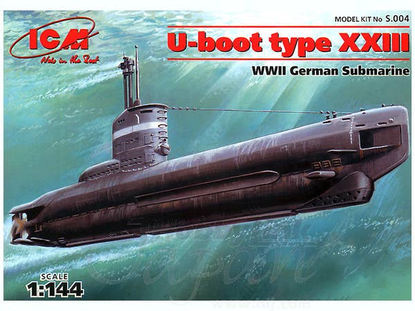 ICM 1/144 U-Boat Type XXIII, WWII German Submarine | 4823044400881