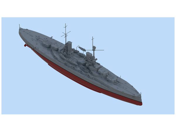 ICM Knig, WWI German Battleship, full hull and waterline | 4823044404223