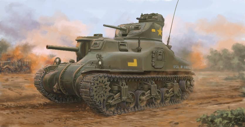 ILOVEKIT 1/35 M3A1 Medium Tank | 9580208635163