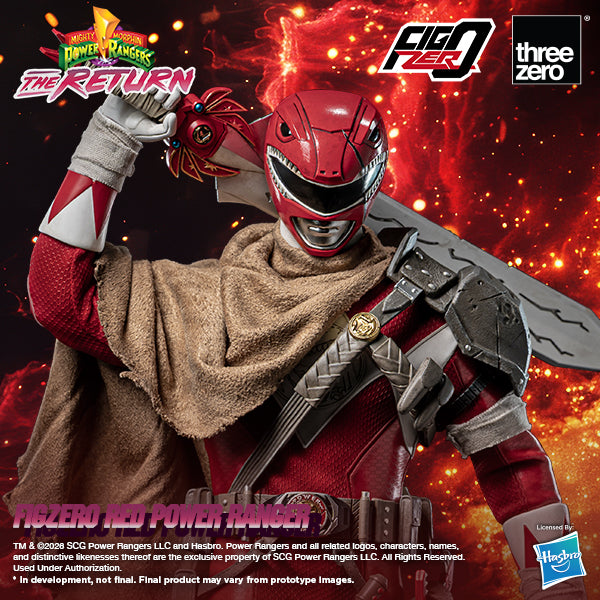 threezero FigZero 1/6 Red Power Ranger from Mighty Morphin Power Rangers: The Return