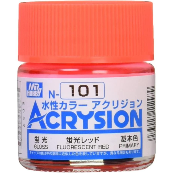 GSI Creos Acrysion N101 - Fluorescent Red (Semi-Gloss/Primary)