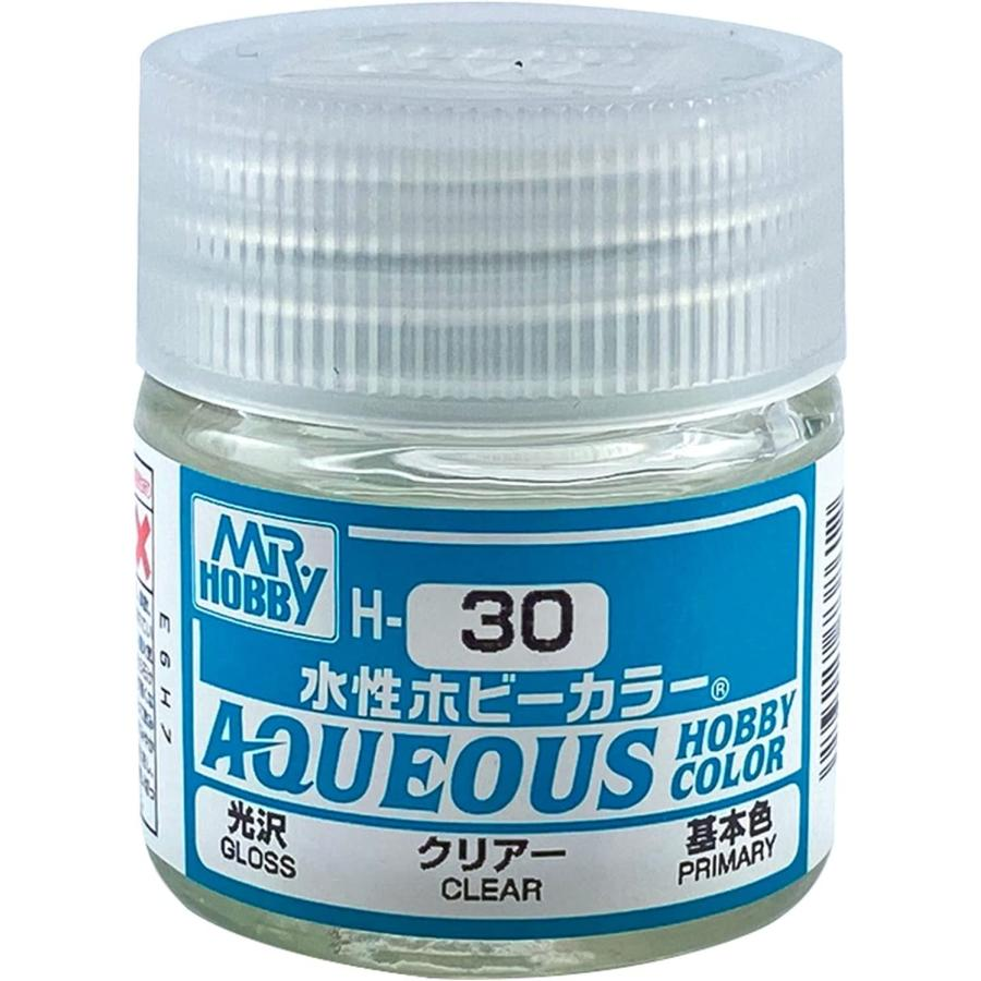 Mr Hobby AQUEOUS HOBBY COLOR - H30 GLOSS CLEAR (PRIMARY) | 4973028719062