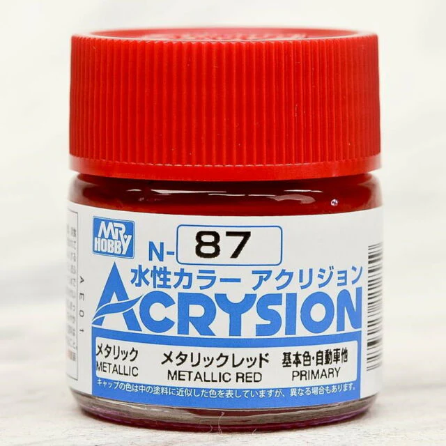 Mr Hobby Acrysion N87 - Metallic Red (Metallic/Primary) | 4973028927719