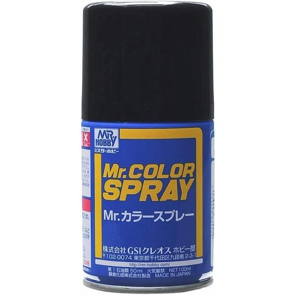 Mr Hobby Mr Color Spray - S33 Flat Black (Flat/Primary) | 4973028928297