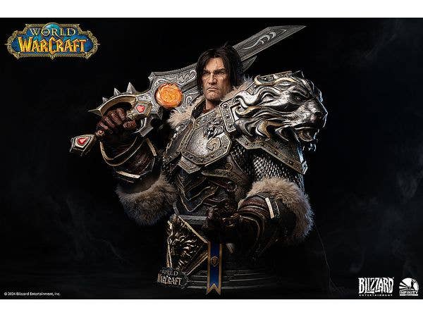 Infinity Studio Infinity Studio X Blizzard Entertainment Varian Wrynn life size bust | 6972099322209