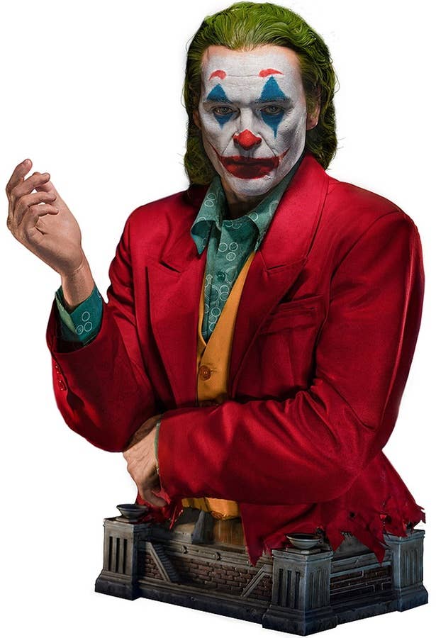 Infinity Studio X Penguin Toys DC Series Arthur Fleck Life Size Bust Figure, 800mm | 4580416923859
