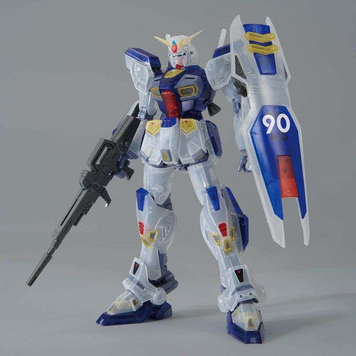 P-Bandai MG 1/100 The Gundam Base Limited Gundam F90 [Clear Color]